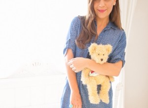 French Connection Chambray Dess with Leopard Print