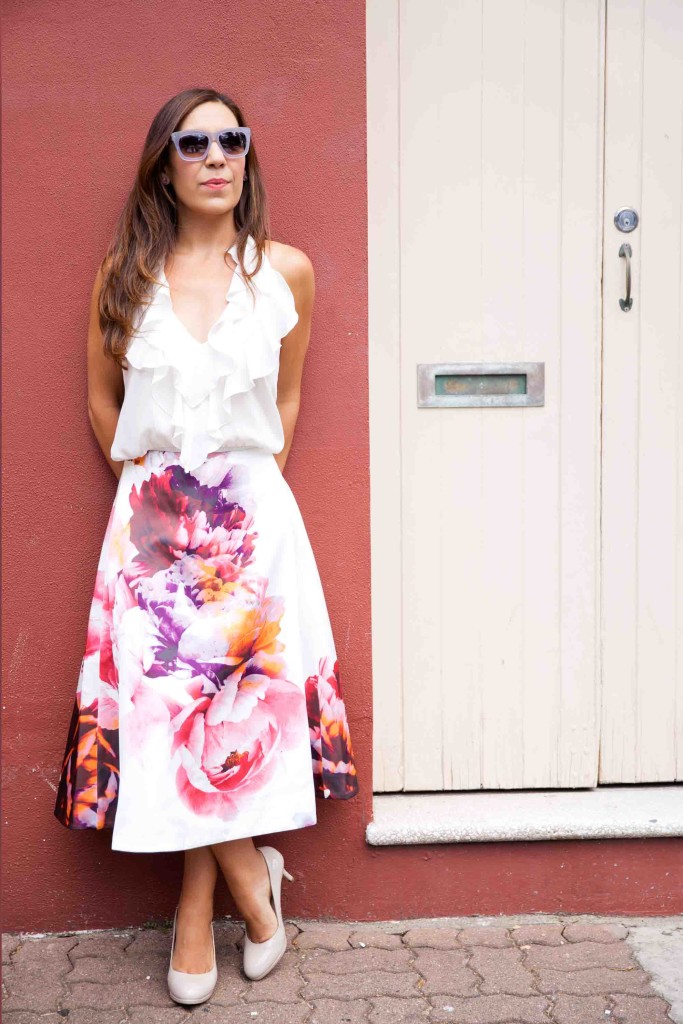 Keepsake the Label Floral Midi Skirt